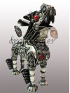Filigree standing snow lion small Filigree standing snow lion small