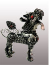 Filigree standing snow lion small Filigree standing snow lion small