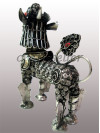 Filigree standing snow lion small Filigree standing snow lion small
