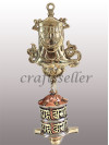 Top astamangala Prayer wheel