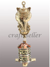Top astamangala Prayer wheel