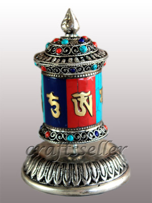 TPW stone setting siku white metal pema stand