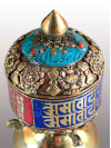 TPW bajra ball stone setting double line letter