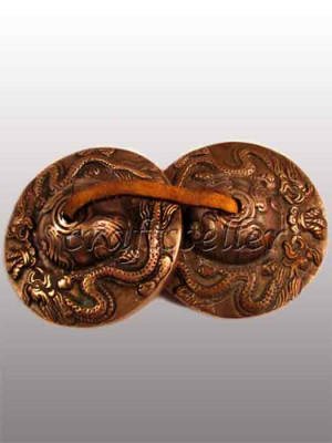Tingsha dragon bronze